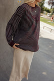 Mullberry Stripe Pullover