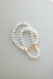 White Jade + Blue Necklace