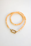 Orange Jade Necklace