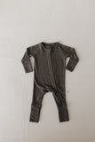Bamboo Zip Pajamas | Shadow