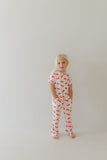 Toddler Short Sleeve Bamboo Lounge Set | Cherry Orchard