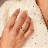 Rosie Double Band Diamond Ring