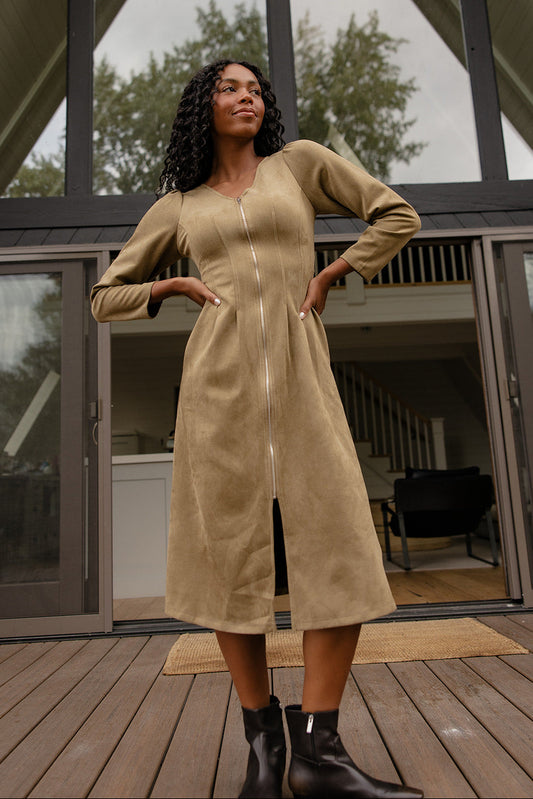 The Outlaw Suede Dress