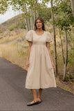 Whispering Grove Midi Dress