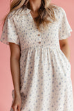Odette Floral Smocked Dress