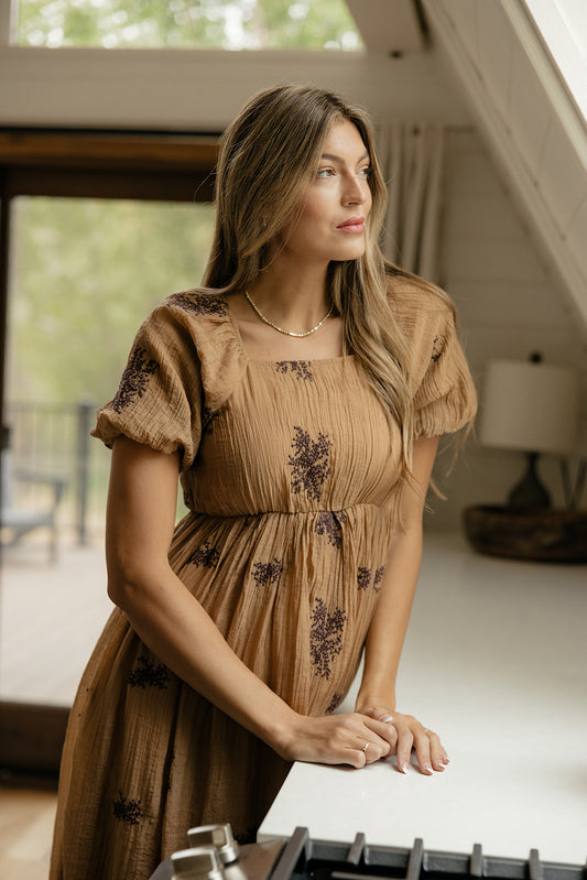 Burning Sun Embroidered Dress