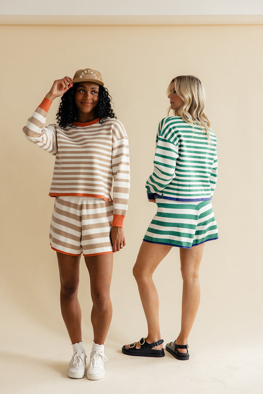 Nyla Striped Set