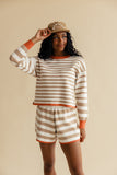 Nyla Striped Set