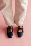 Yasmine Square Toe Mary Jane Flats