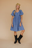 Blue Jean Baby Midi Dress