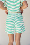 Shoot Your Shot Striped Shorts