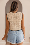 Esme Crochet Tie Vest