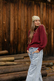 Bordeaux Cozy Pullover