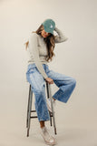 Free People Good Luck Mid Rise Barrel Jeans