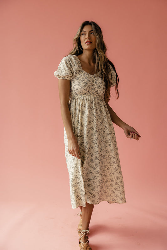 Birds Of A Feather Puff Sleeve Dress