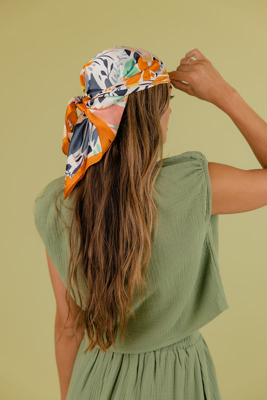 Citrus Kiss Hair Scarf