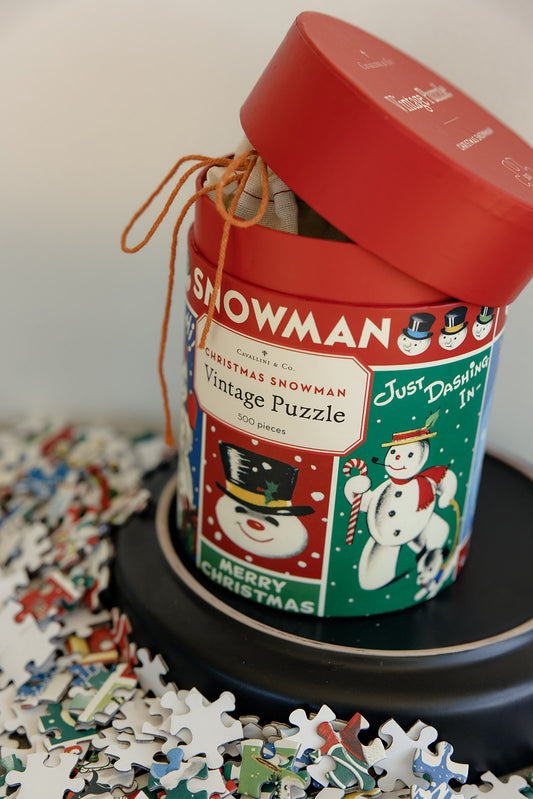 Christmas Snowman 500 Piece Puzzle