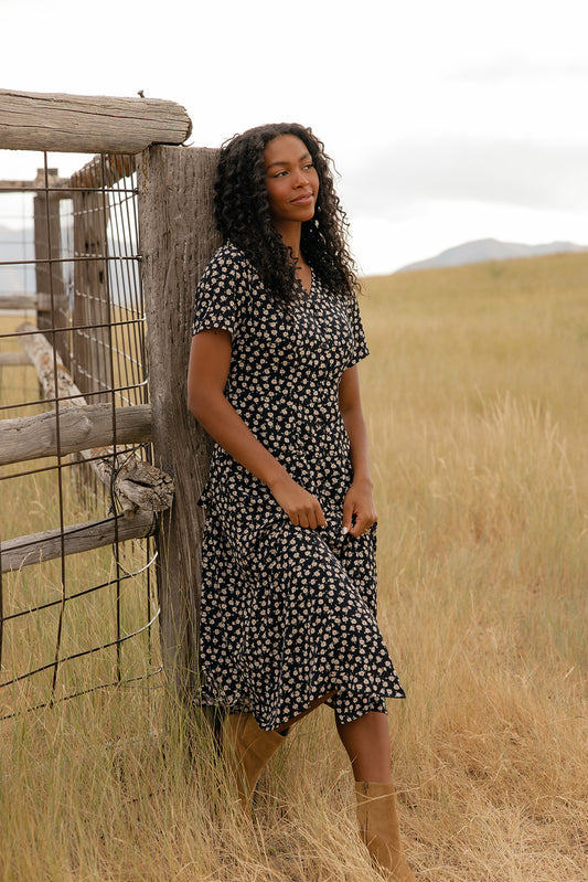 Willow Row Button Midi