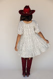 Before Dusk Puff Sleeve Dress