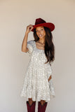 Before Dusk Puff Sleeve Dress