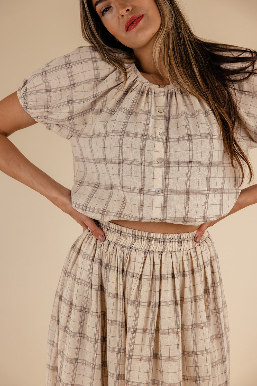 Plaid Blouse | ROOLEE