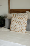Sparrow Cross Embroidered Pillow