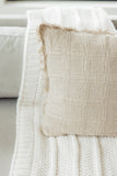 Nightingale Woven Fringe Pillow