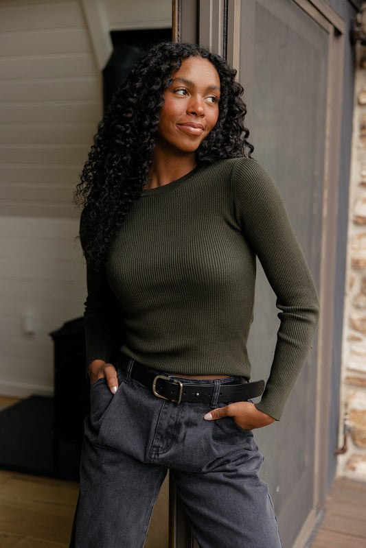 Carly Ribbed Long Sleeve