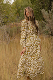 Golden Hour Floral Maxi