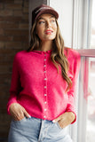 Hot Pink Cardigan | ROOLEE