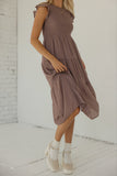 Mauve Midi Dress | ROOLEE