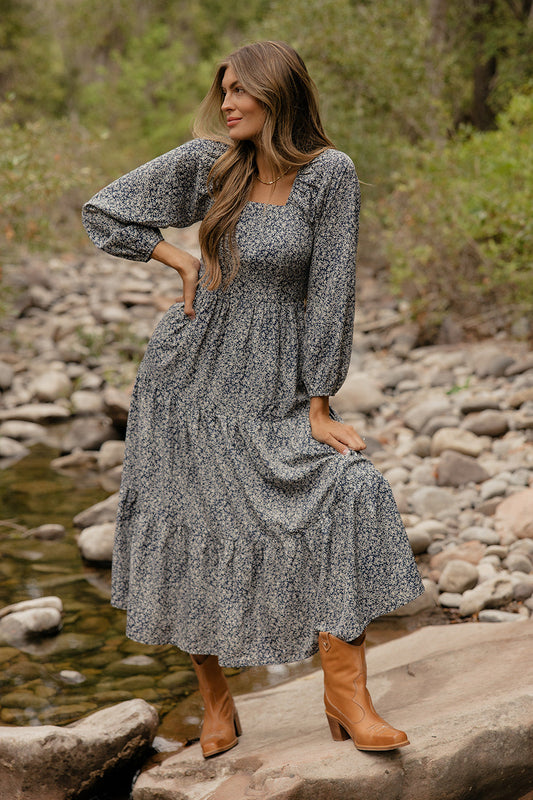 Riverbend Square Neck Dress