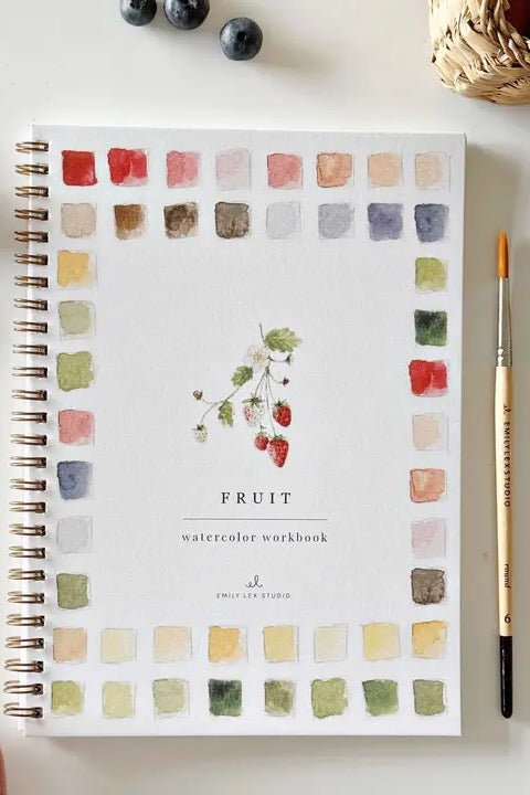 Fruit Watercolor Workbook
