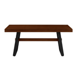 Brickell Modern Industrial Bridge-Leg Dining Table & Desk