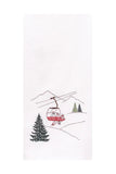 Ski Lift Tea Towel