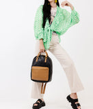 The Diaper Pack - Black / Tan