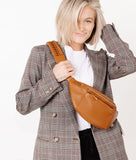 The Fishtail Braid Strap Short - Brown