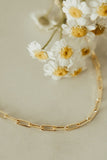 Madeline Gold Filled Paperclip Necklace