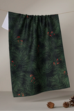 Geometry Evergreen Pine Tea Towel