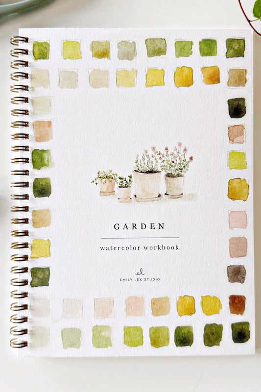 Garden Watercolor Workbook