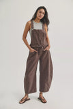 Free People Good Luck Barrel Overalls