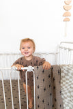 Muslin Crib Sheet | Lightning Bolt | PRE-ORDER Arrives Late May