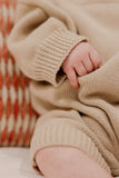 Beck Knit Romper in Beige