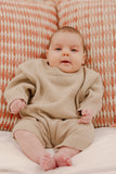 Beck Knit Romper in Beige