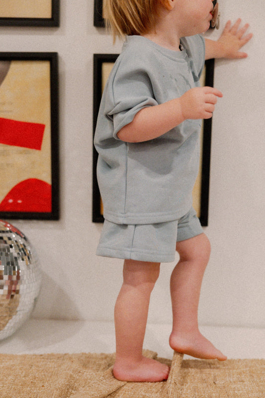 Scout Short Set in Blue