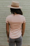 ribbed basic tee | ROOLEE