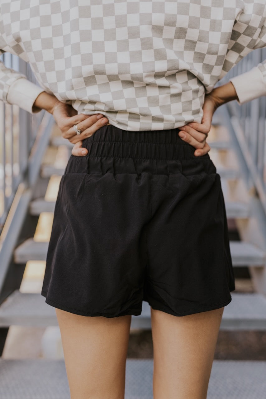 Black Track Shorts | ROOLEE