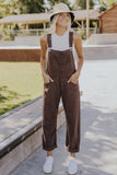 Women's Brown Overalls | ROOLEE