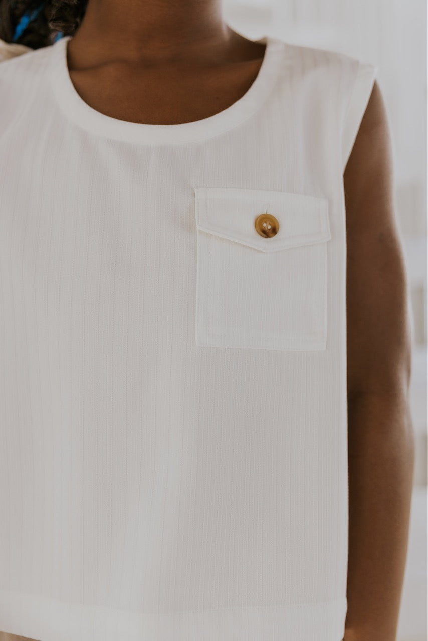 White Tank Top | ROOLEE Kids