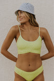 Women's Bright Crop Swim Tops | ROOLEE